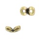 Cymbal ™ DQ metal Side bead Kaparia for SuperDuo beads - Antique bronze